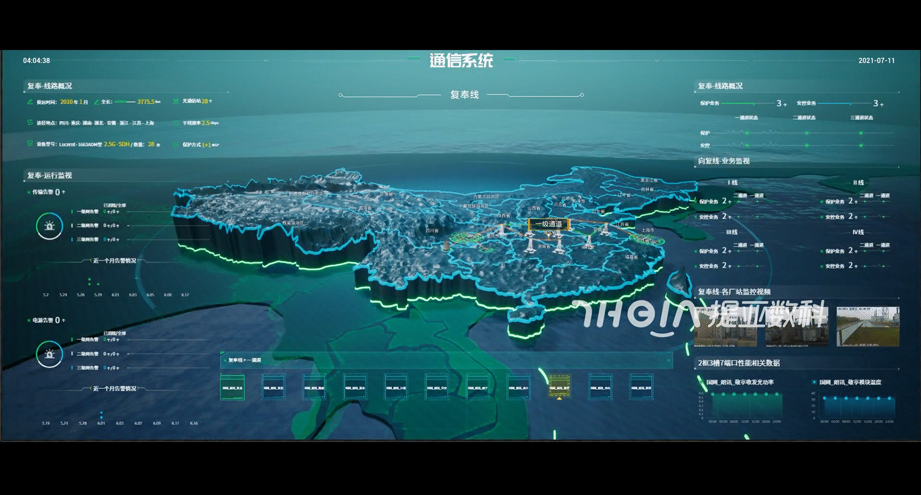 北京国度电网总部指挥大屏