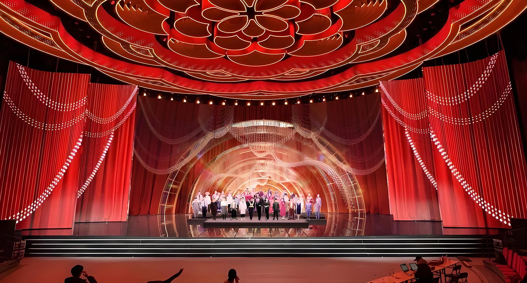 2023年央视春晚舞台现场